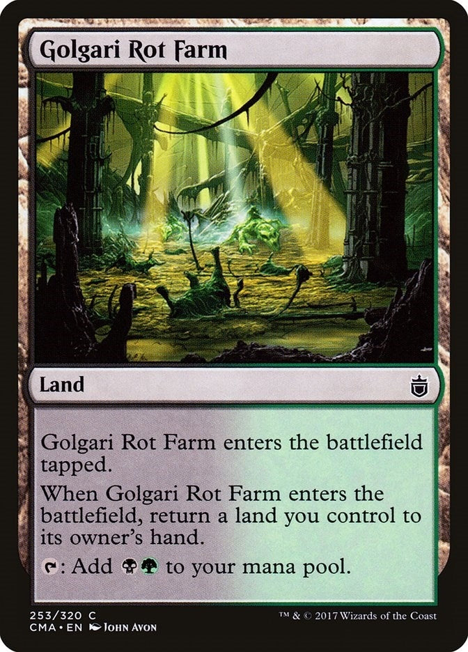 Image for Golgari Rot Farm (253) [Commander Anthology]