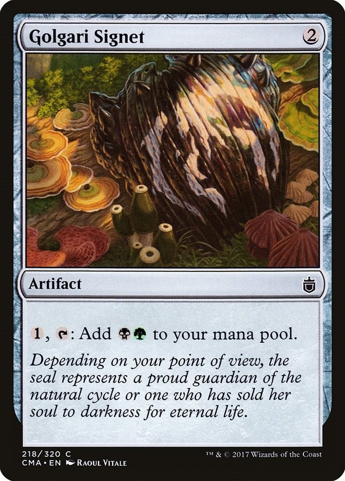 Image for Golgari Signet (218) [Commander Anthology]