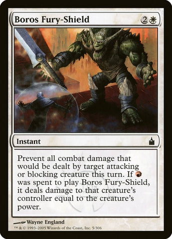 Image for Boros Fury-Shield (5) [Ravnica: City of Guilds]