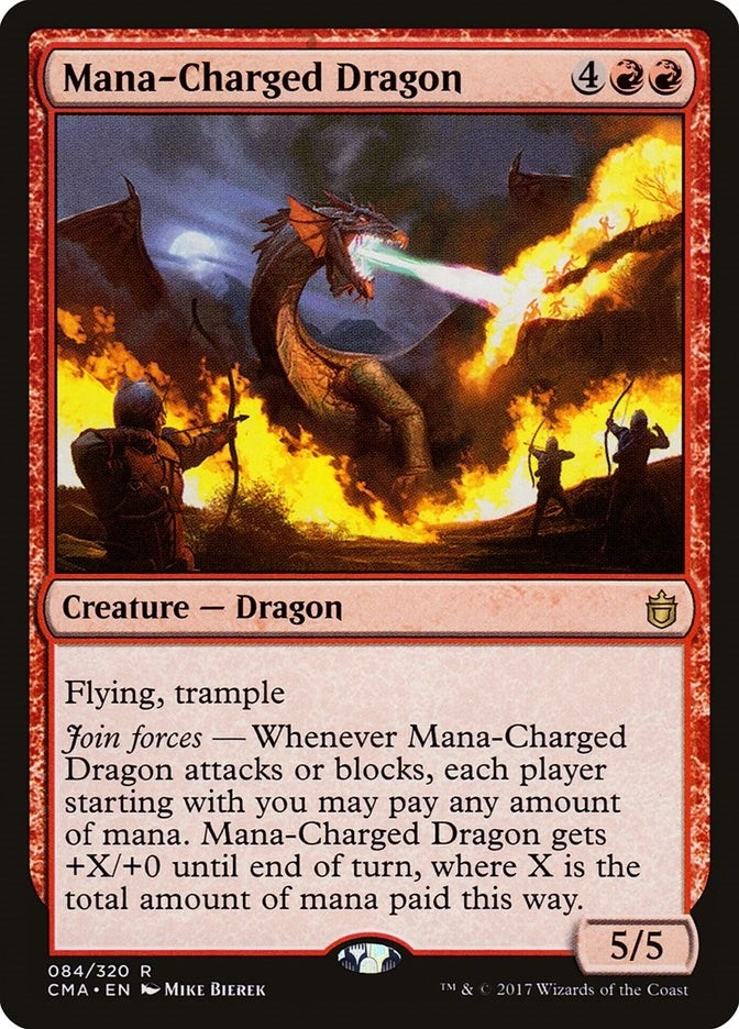 Image for Mana-Charged Dragon (84) [Commander Anthology]