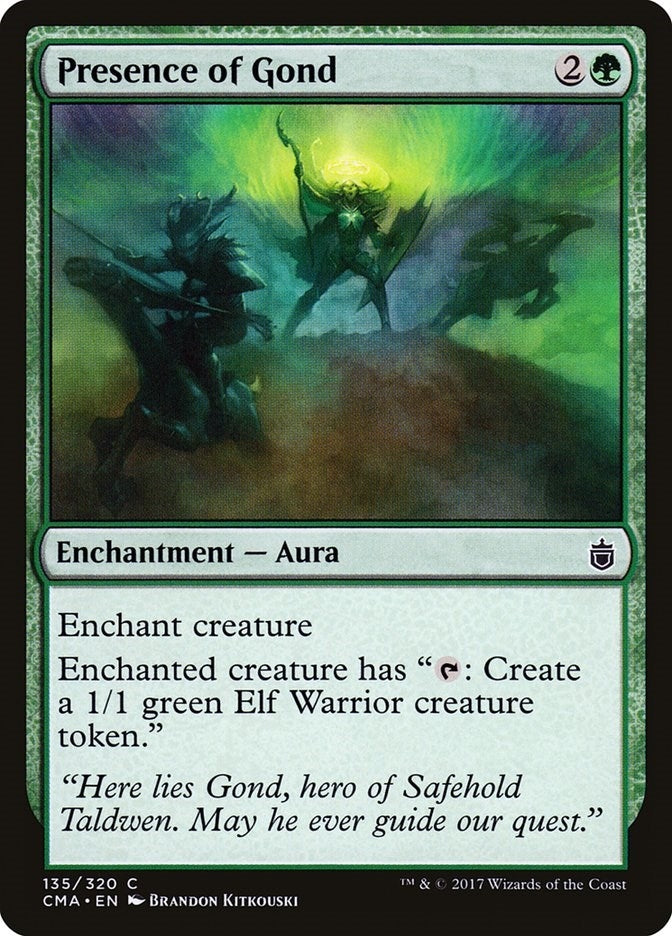 Image for Presence of Gond (135) [Commander Anthology]