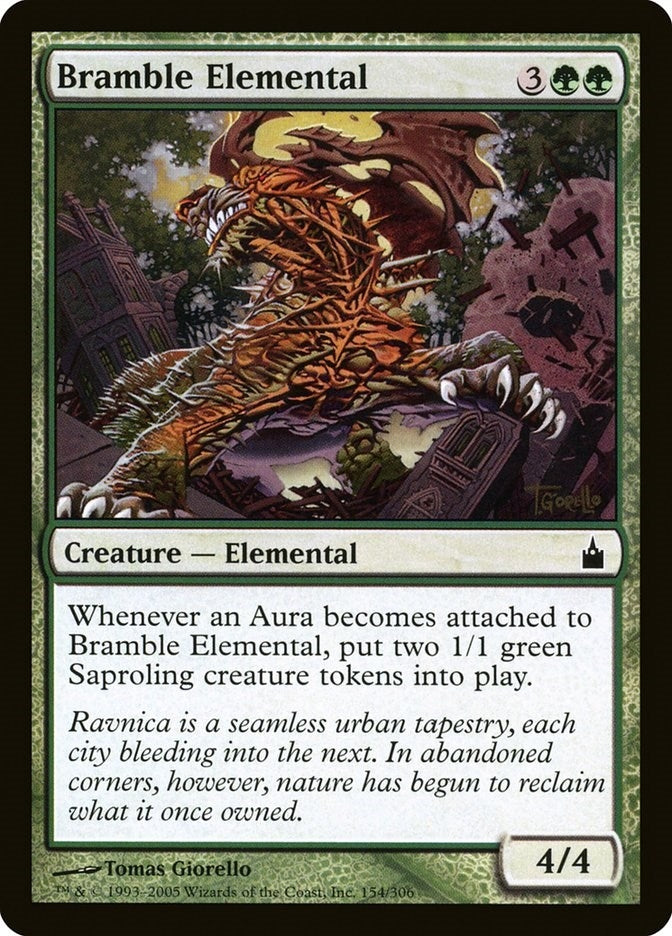 Image for Bramble Elemental (154) [Ravnica: City of Guilds]