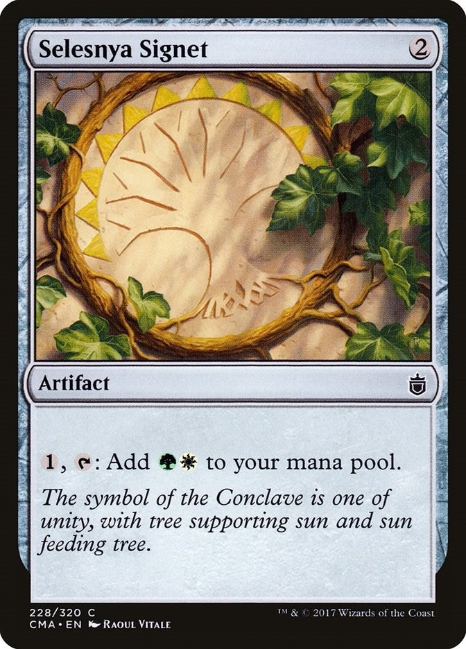 Image for Selesnya Signet (228) [Commander Anthology]