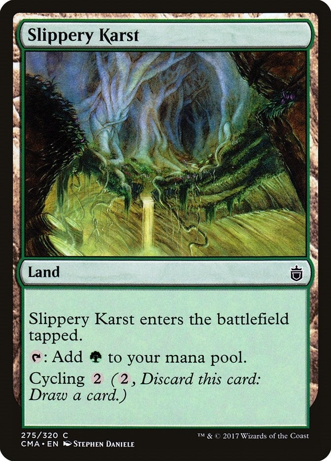 Image for Slippery Karst (275) [Commander Anthology]