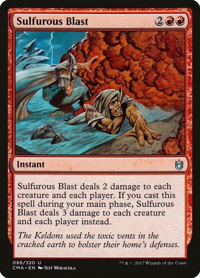 Image for Sulfurous Blast (88) [Commander Anthology]