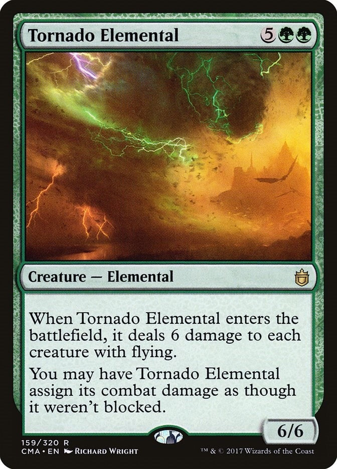 Image for Tornado Elemental (159) [Commander Anthology]