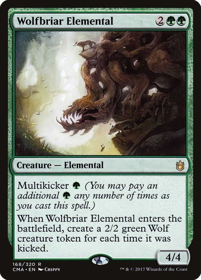Image for Wolfbriar Elemental (168) [Commander Anthology]