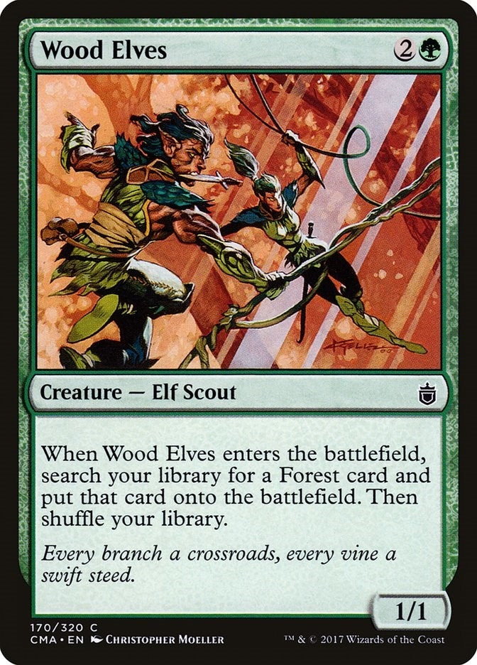 Image for Wood Elves (170) [Commander Anthology]