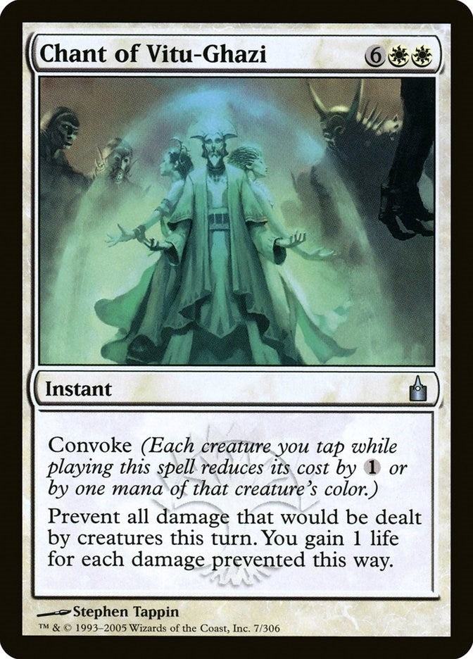 Image for Chant of Vitu-Ghazi (7) [Ravnica: City of Guilds]