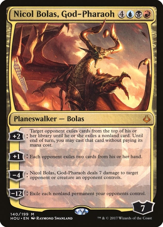 Image for Nicol Bolas, God-Pharaoh (140) [Hour of Devastation]