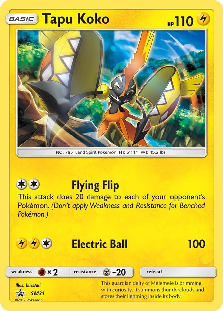 Image for Tapu Koko - SM31 (SM31) [SM Promos]