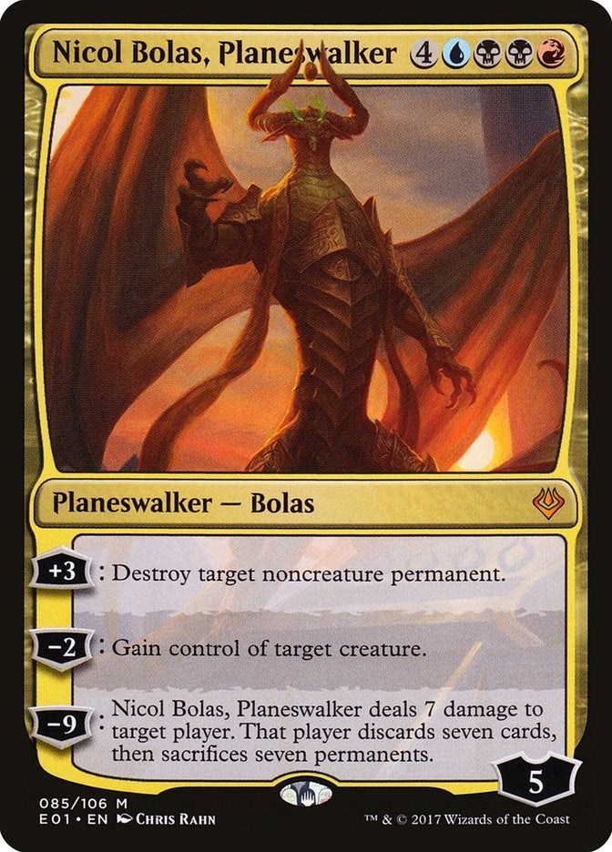 Image for Nicol Bolas, Planeswalker (85) [Archenemy: Nicol Bolas]