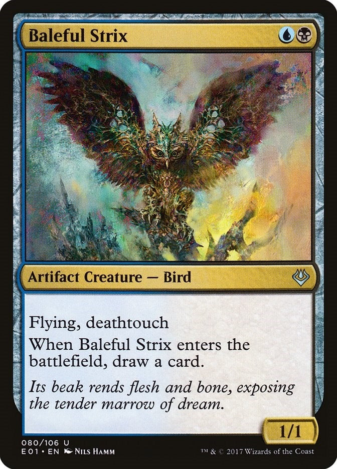 Image for Baleful Strix (80) [Archenemy: Nicol Bolas]