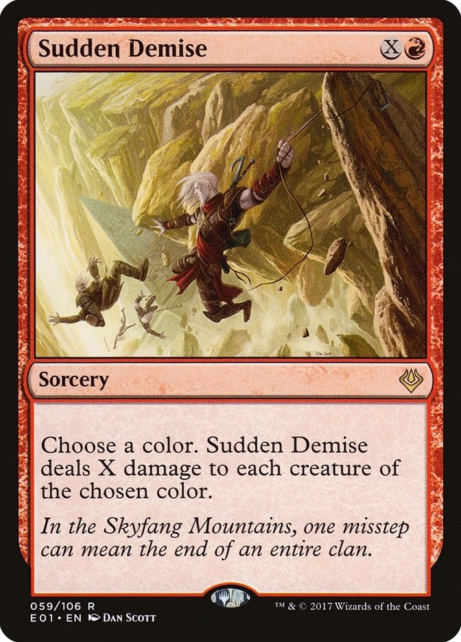 Image for Sudden Demise (59) [Archenemy: Nicol Bolas]