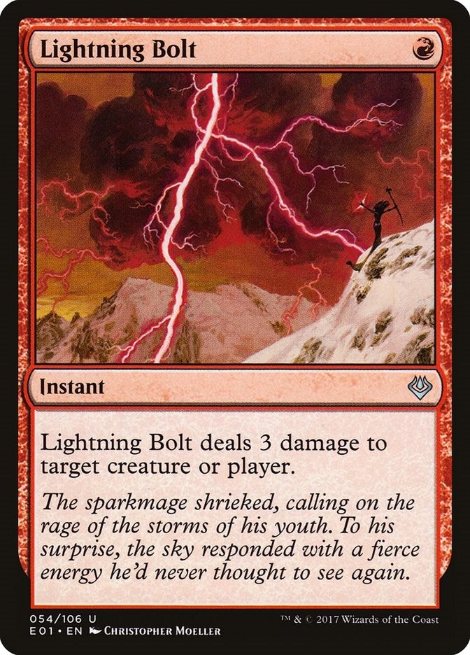 Image for Lightning Bolt (54) [Archenemy: Nicol Bolas]