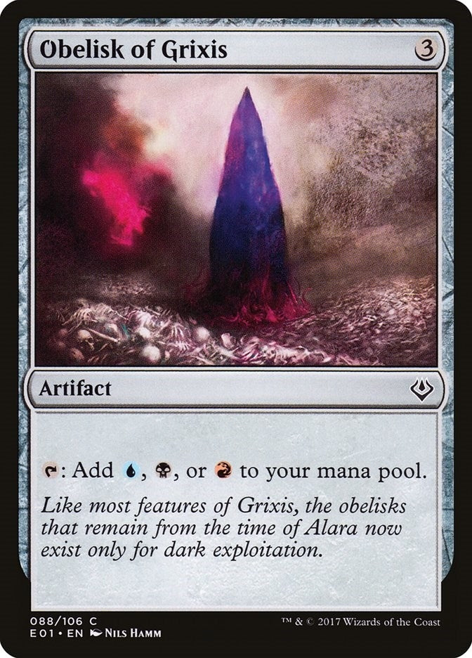 Image for Obelisk of Grixis (88) [Archenemy: Nicol Bolas]