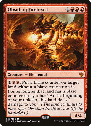 Image for Obsidian Fireheart (55) [Archenemy: Nicol Bolas]
