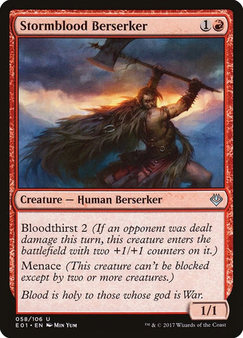 Image for Stormblood Berserker (58) [Archenemy: Nicol Bolas]