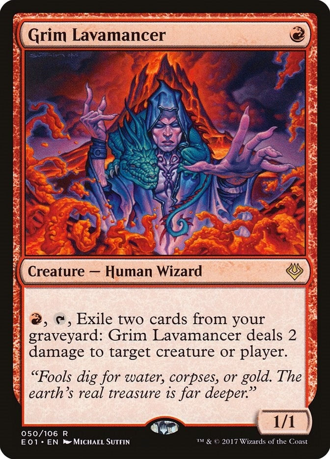 Image for Grim Lavamancer (50) [Archenemy: Nicol Bolas]