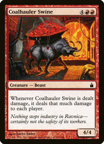 Image for Coalhauler Swine (119) [Ravnica: City of Guilds]
