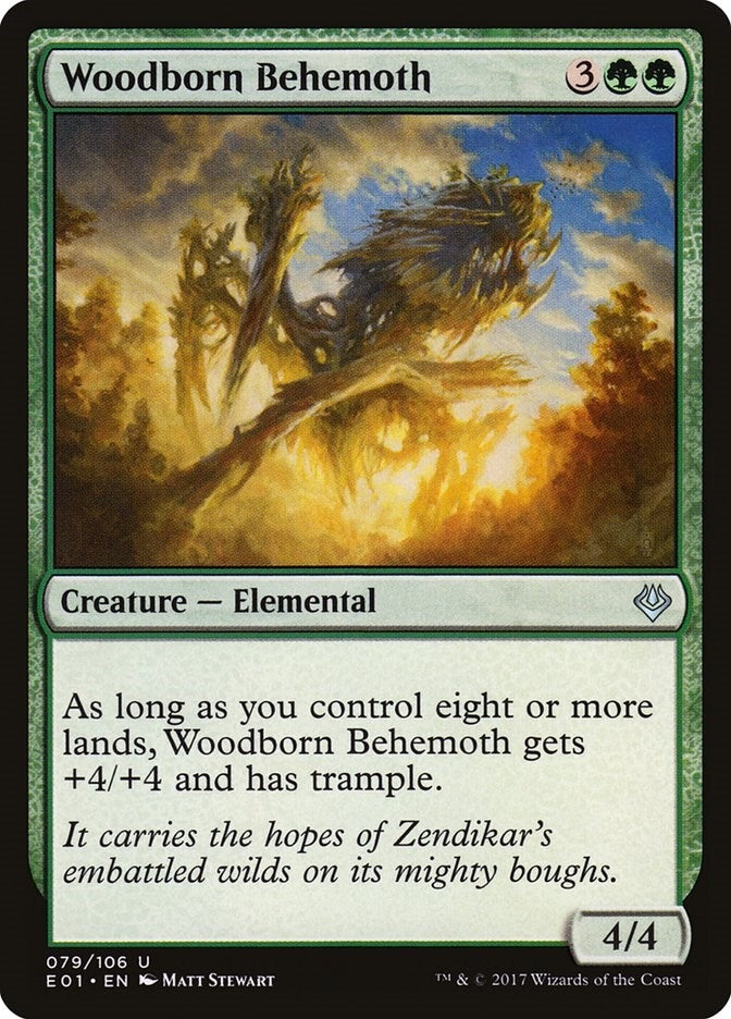 Image for Woodborn Behemoth (79) [Archenemy: Nicol Bolas]