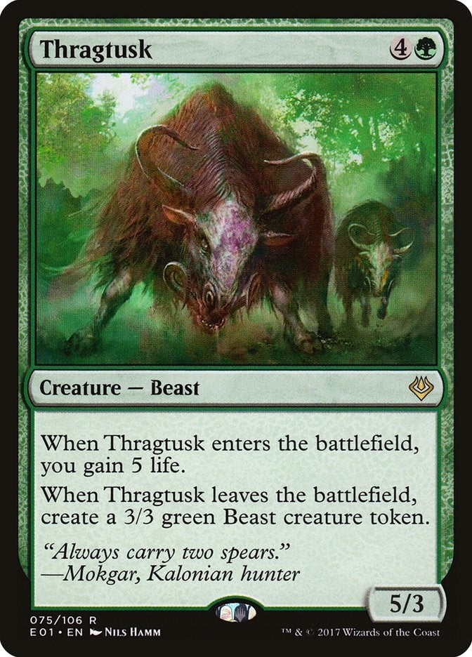 Image for Thragtusk (75) [Archenemy: Nicol Bolas]