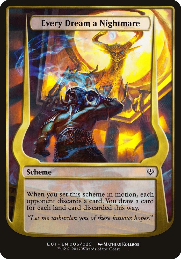 Image for Every Dream a Nightmare (Archenemy: Nicol Bolas) (6) [Oversize Cards]
