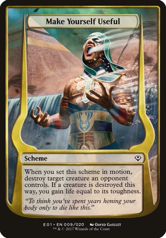 Image for Make Yourself Useful (Archenemy: Nicol Bolas) (9) [Oversize Cards]