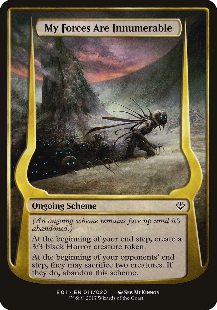 Image for My Forces Are Innumerable (Archenemy: Nicol Bolas) (11) [Oversize Cards]