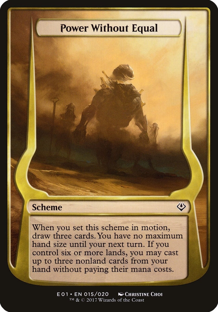 Image for Power Without Equal (Archenemy: Nicol Bolas) (15) [Oversize Cards]