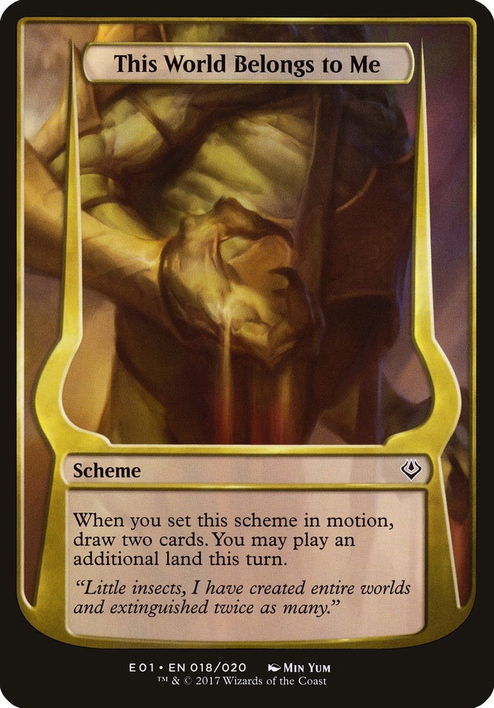 Image for This World Belongs to Me (Archenemy: Nicol Bolas) (18) - Magic: The Gathering