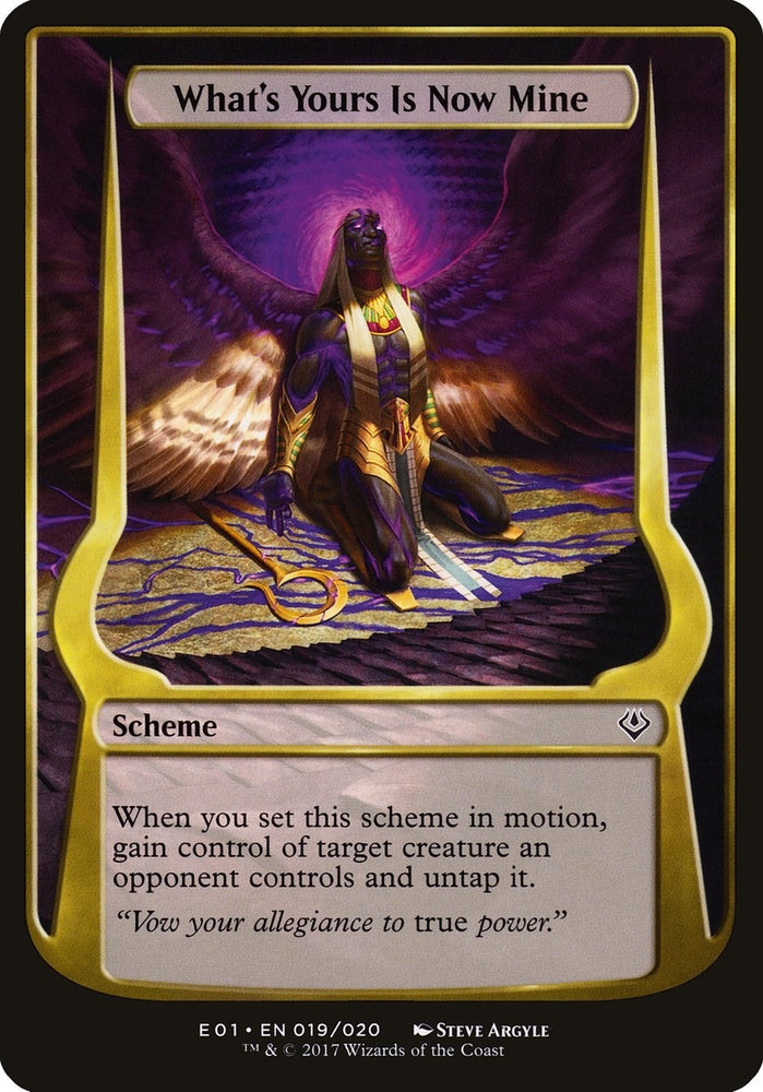 Image for What's Yours Is Now Mine (Archenemy: Nicol Bolas) (19) - Magic: The Gathering