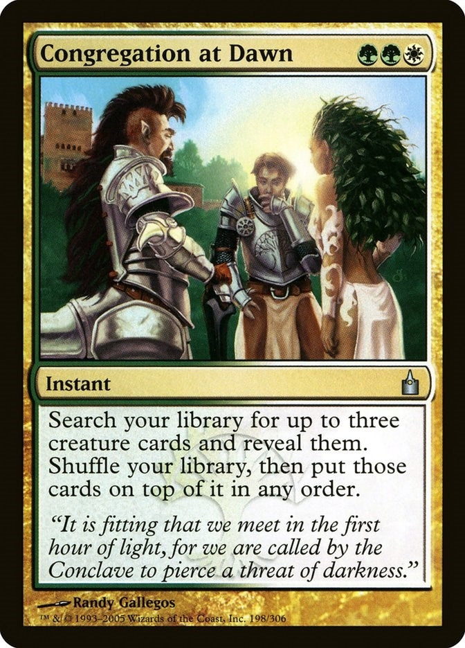 Image for Congregation at Dawn (198) [Ravnica: City of Guilds]