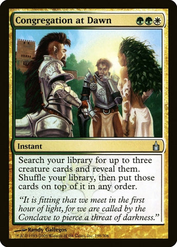 Image for Congregation at Dawn (198) [Ravnica: City of Guilds]