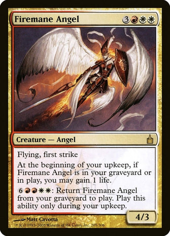 Image for Firemane Angel (205) [Ravnica: City of Guilds]