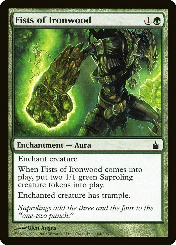 Image for Fists of Ironwood (164) [Ravnica: City of Guilds]