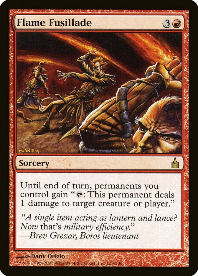 Image for Flame Fusillade (123) [Ravnica: City of Guilds]