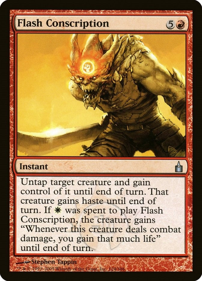Image for Flash Conscription (124) [Ravnica: City of Guilds]