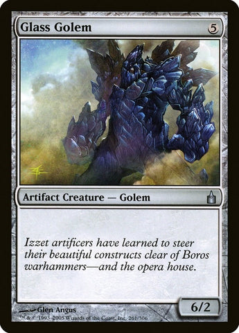 Image for Glass Golem (261) [Ravnica: City of Guilds]