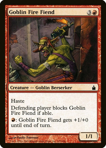Image for Goblin Fire Fiend (127) [Ravnica: City of Guilds]