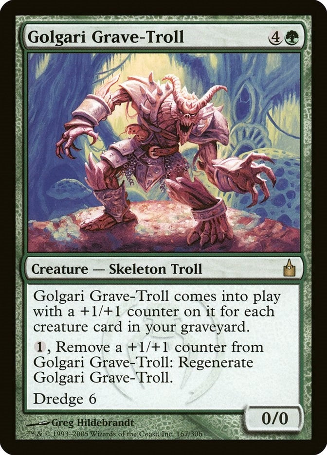 Image for Golgari Grave-Troll (167) [Ravnica: City of Guilds]