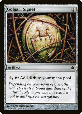 Image for Golgari Signet (262) [Ravnica: City of Guilds]