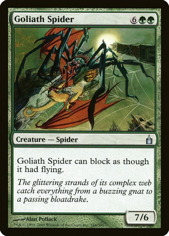 Image for Goliath Spider (168) [Ravnica: City of Guilds]
