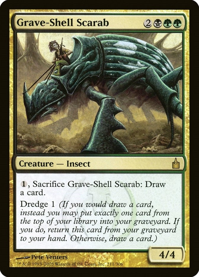 Image for Grave-Shell Scarab (211) [Ravnica: City of Guilds]