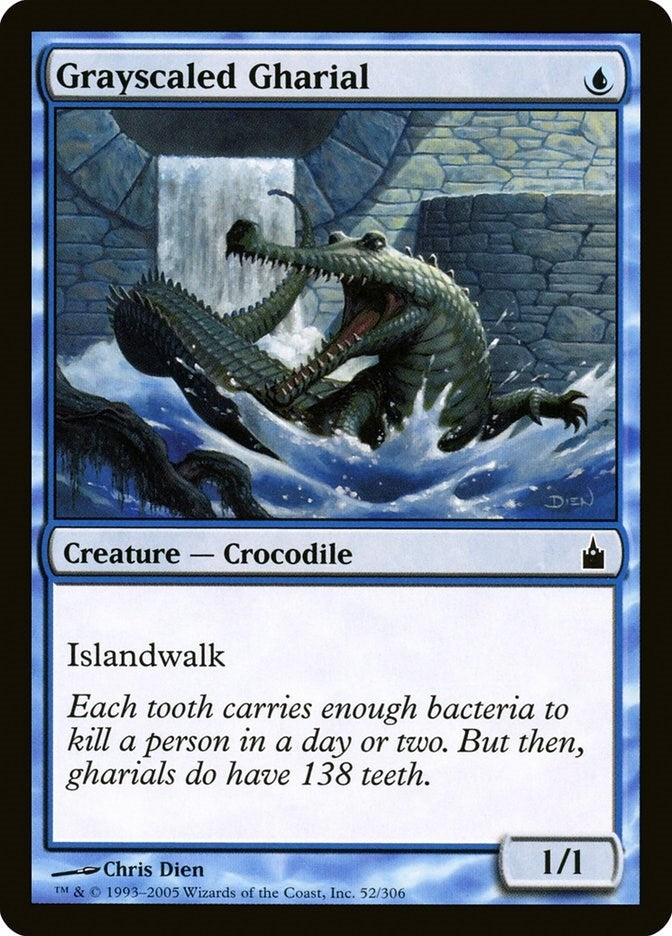 Image for Grayscaled Gharial (52) [Ravnica: City of Guilds]