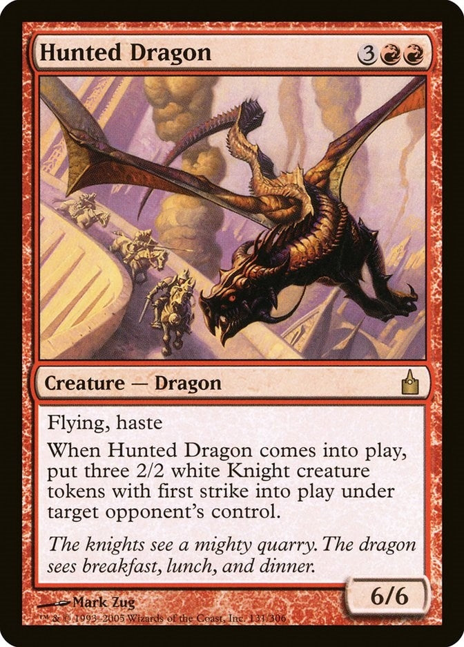 Image for Hunted Dragon (131) [Ravnica: City of Guilds]