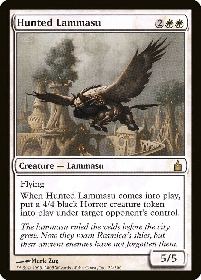 Image for Hunted Lammasu (22) [Ravnica: City of Guilds]