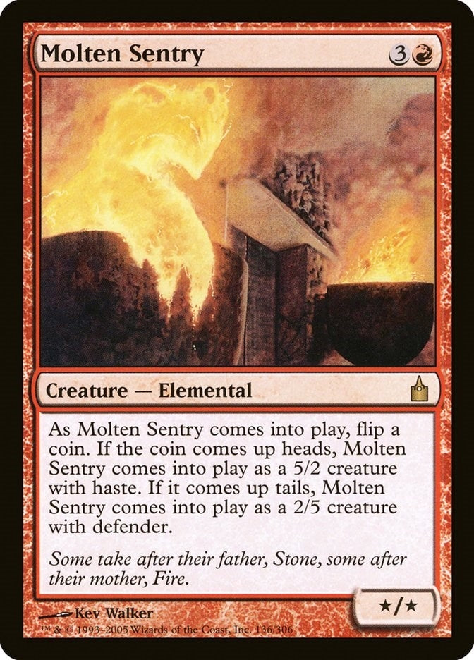 Image for Molten Sentry (136) [Ravnica: City of Guilds]