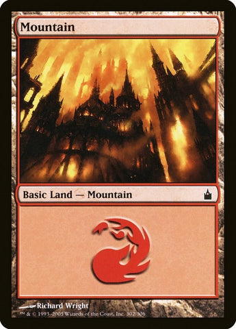 Image for Mountain (302) (302) [Ravnica: City of Guilds]