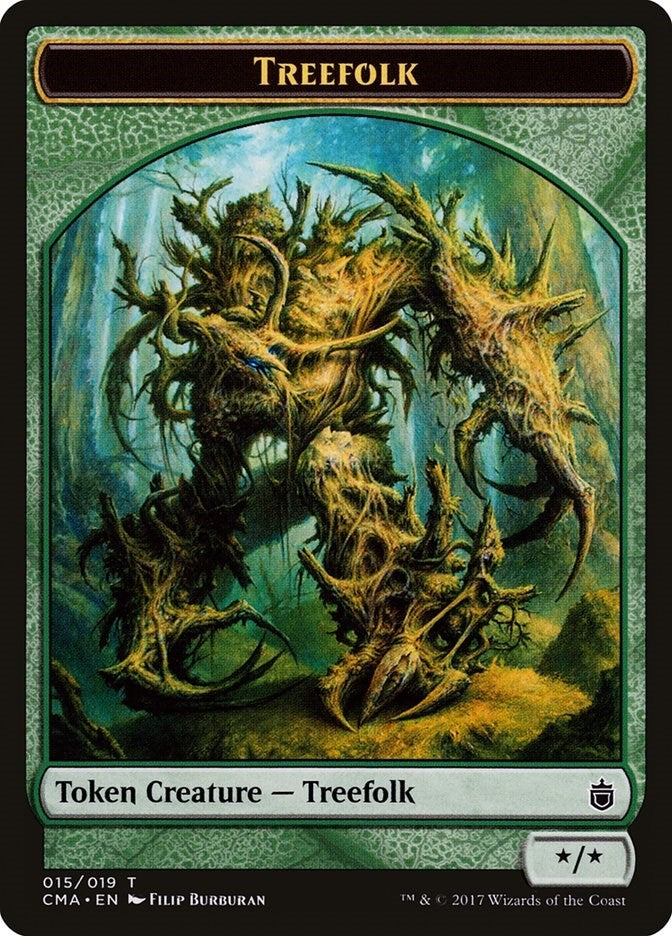 Image for Treefolk Token (015) (15) [Commander Anthology]